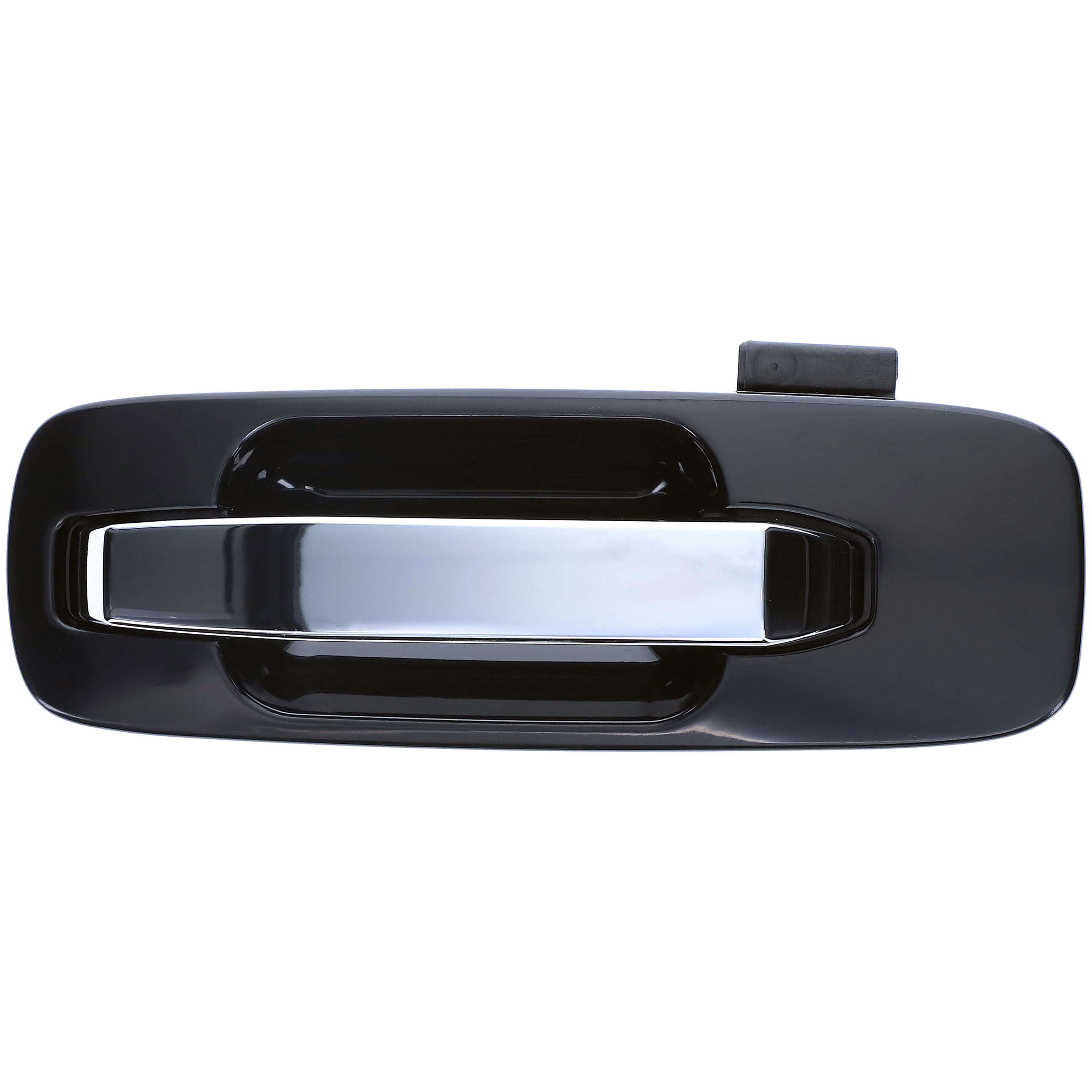 Dorman 835MX Rear Driver Side Exterior Door Handle for Specific Nissan Models, Chrome Lever and Black Housing