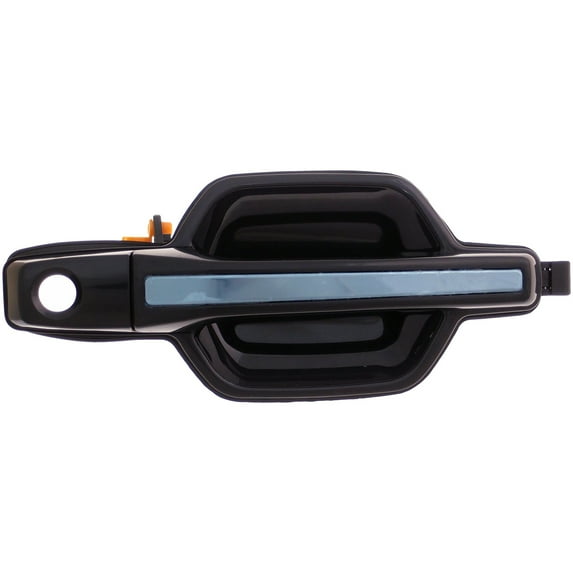 Dorman 83730 Front Passenger Side Exterior Door Handle for Specific Mitsubishi Models, Black With Chrome Insert