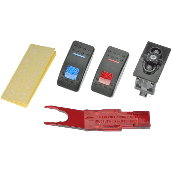 Dorman 84944 Rocker Type Switch Black