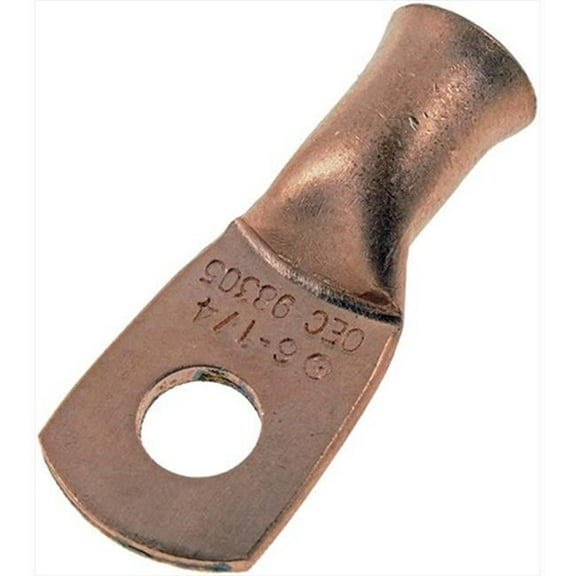 Dorman 86168 Copper Ring Lugs 6 Gauge 1-4 In.