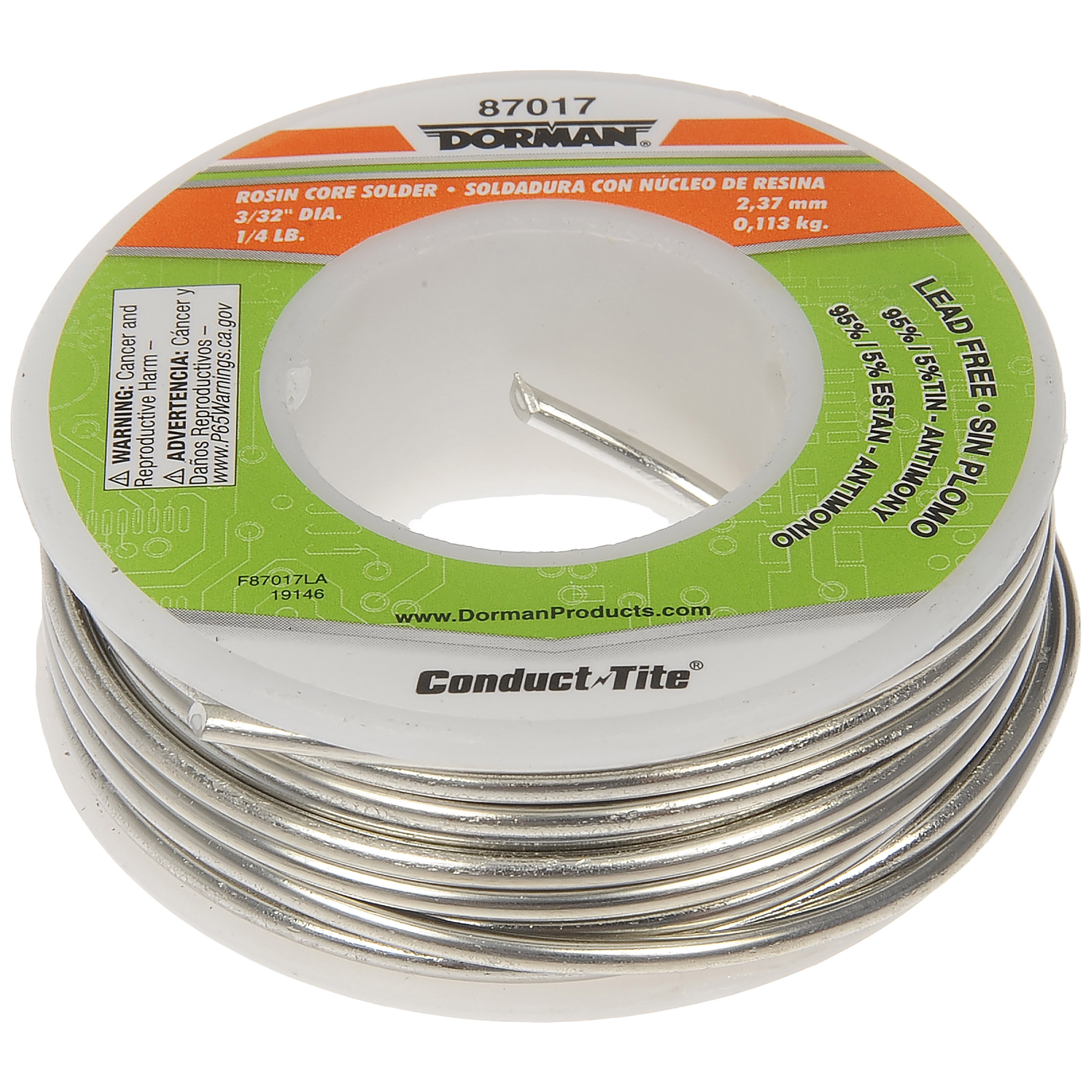 Dorman 87017 LeadFree Rosin Core Solder