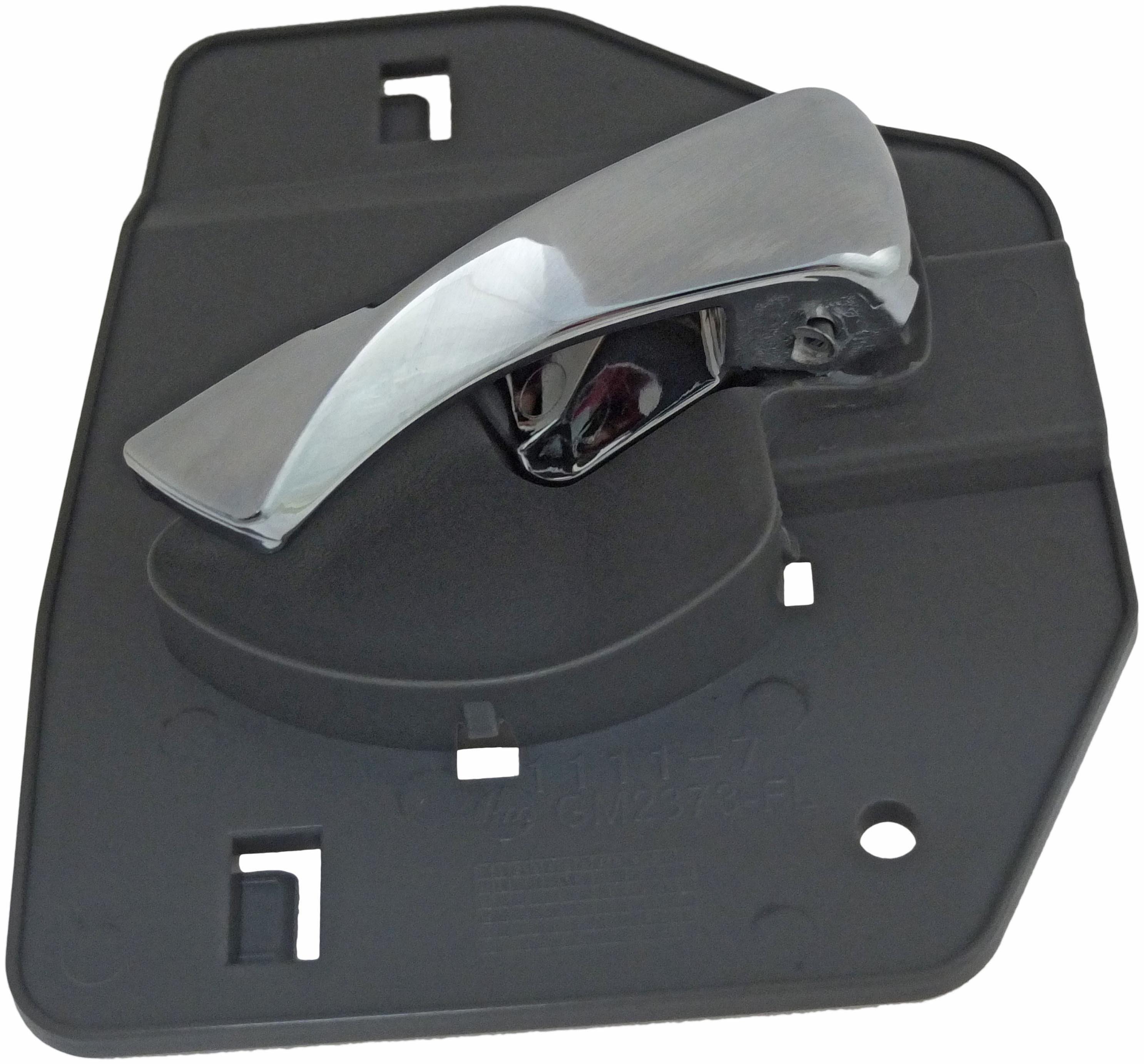 Dorman 88691 Front Driver Side Interior Door Handle for Specific Chevrolet Models, Chrome Lever; Gray Housing