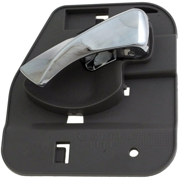 Dorman 88694 Rear Driver Side Interior Door Handle for Specific Chevrolet Models, Chrome Lever; Gray Housing
