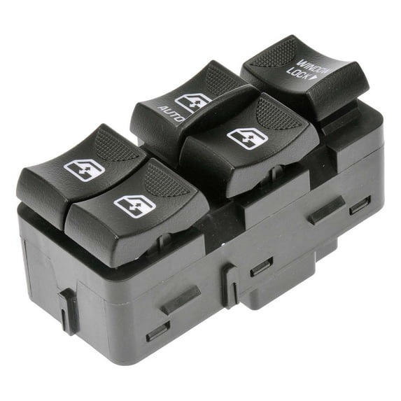 Dorman 901-001 Front Driver Side Power Window Switch - Front Left, 5 Button for Specific Buick / Chevrolet Models