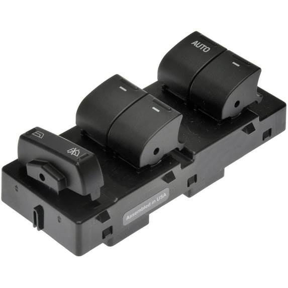 Dorman 901-204 Front Driver Side Power Window Switch - Master Left, 5 Button for Specific Ford / Mercury Models