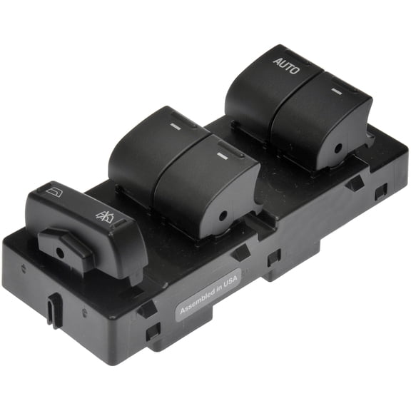 Dorman 901-204 Front Driver Side Power Window Switch - Master Left, 5 Button for Specific Ford / Mercury Models