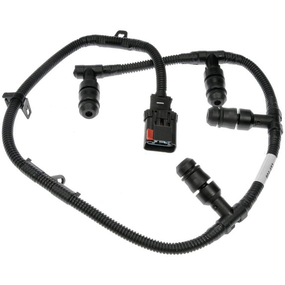 Dorman 904-453 Passenger Side Diesel Glow Plug Wiring Harness for Specific Ford Models, Black Fits select: 2004-2007 FORD F250, 2005-2007 FORD F350