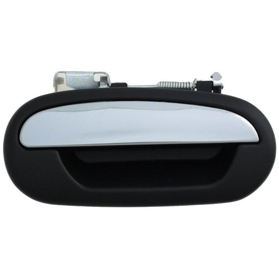 Dorman 90677 Rear Passenger Side Exterior Door Handle for Specific Lincoln Models, Chrome Lever and Black Housing