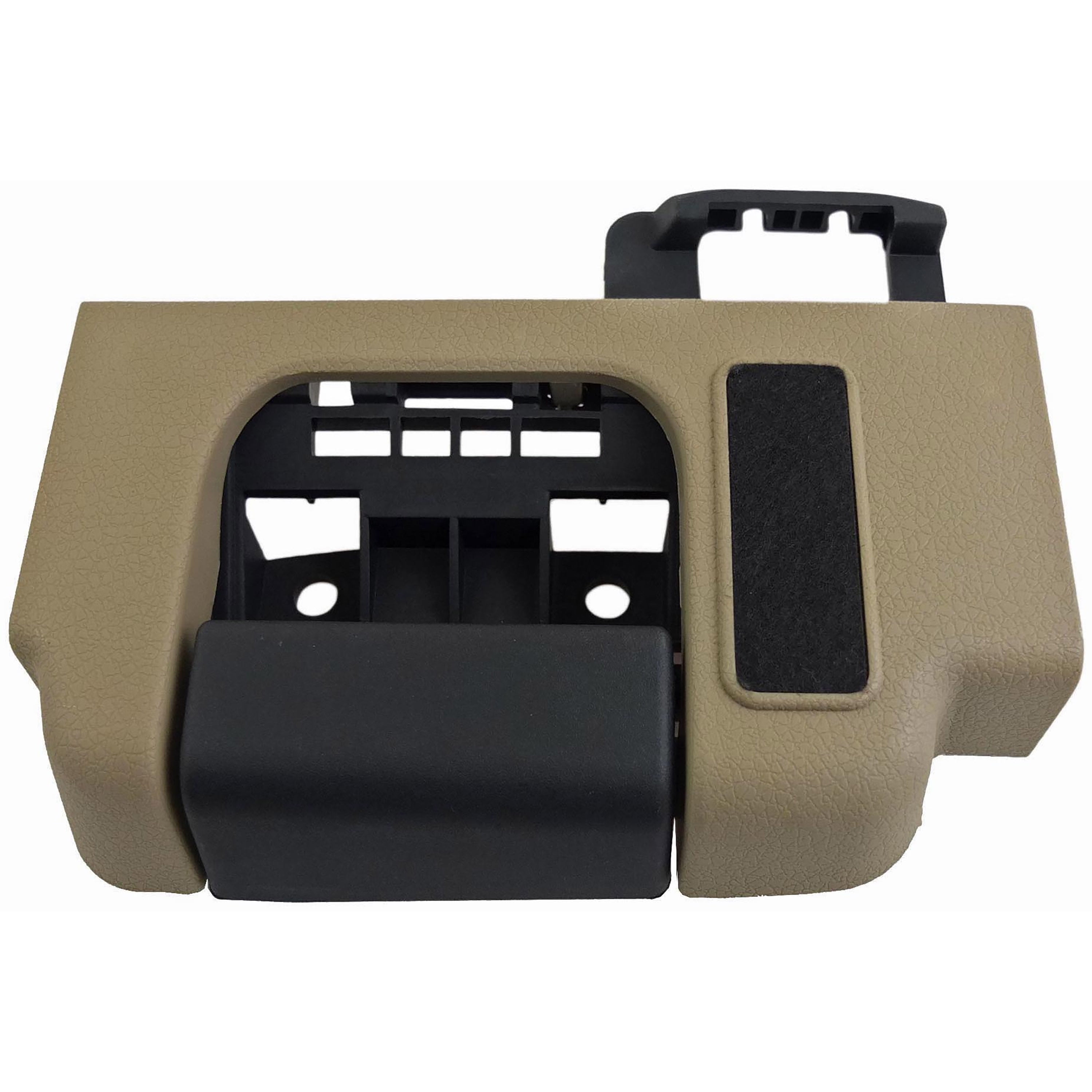 Dorman 90837 Rear Passenger Side Interior Door Handle for Specific Ford Models, Black Lever; Brown Housing