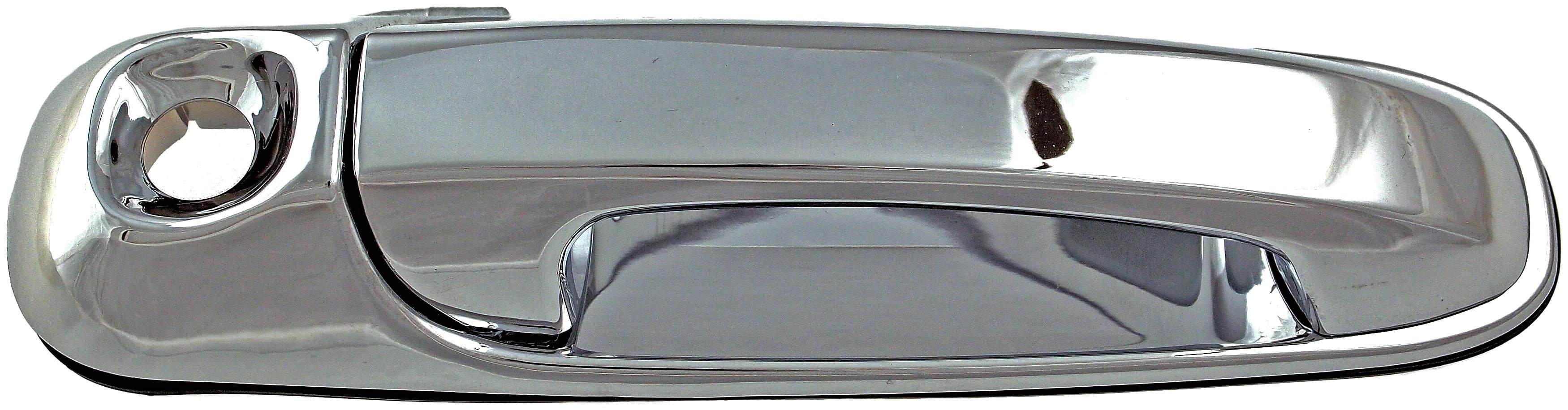 Dorman 91019 Front Passenger Side Exterior Door Handle Front Right With Keyhole for Specific Dodge / Mitsubishi Models, Chrome (OE FIX)