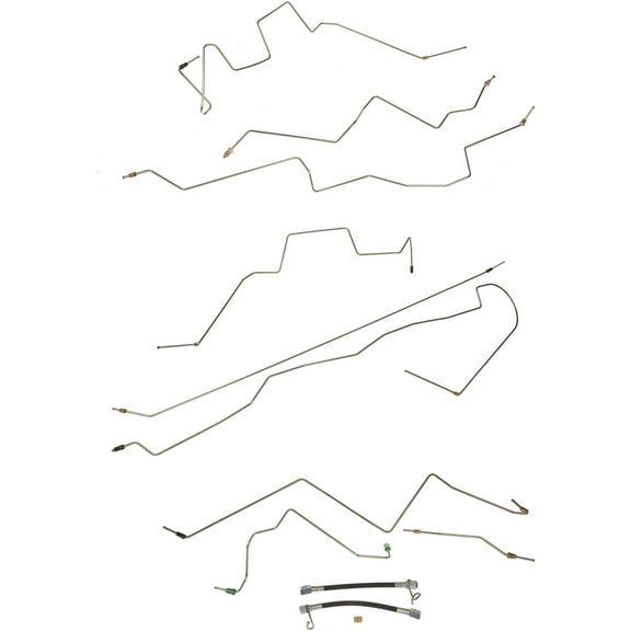 Dorman 919-027 Stainless Steel Preformed Brake Line for Specific Dodge Models (OE FIX)