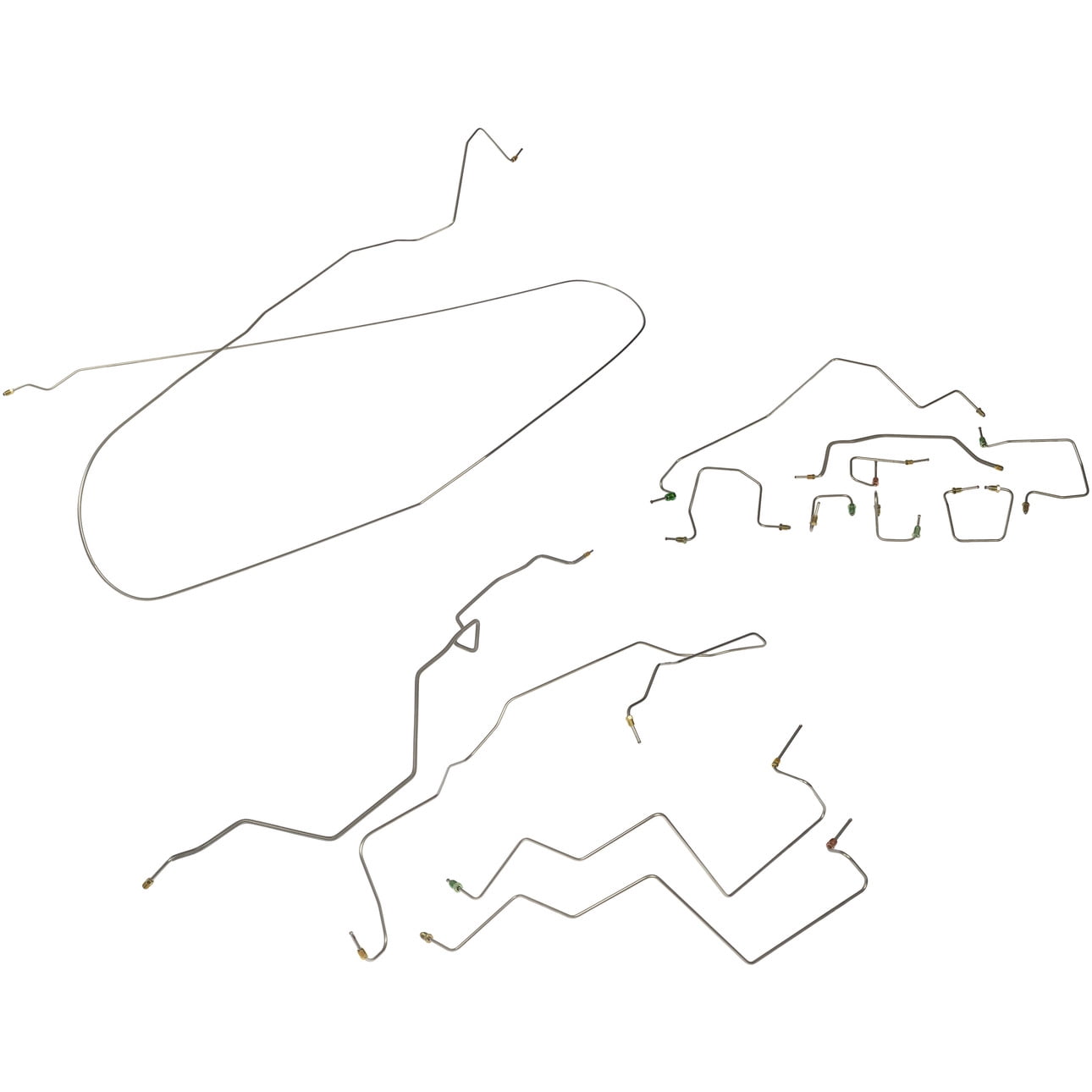 Complete Stainless Steel Brake Line Kit - Pre-Bent For 1978-1983 Chevy Malibu