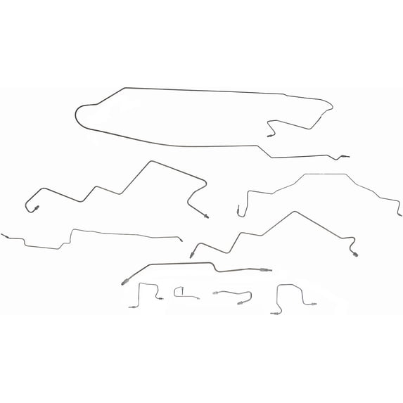 Dorman 919-215 Brake Hydraulic Line Kit for Specific Dodge Models Fits select: 2001 DODGE RAM 2500