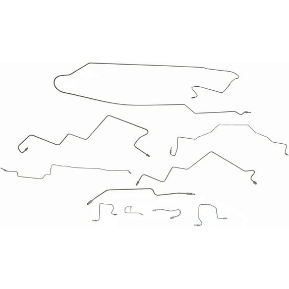 Dorman 919-271 Brake Hydraulic Line Kit for Specific Dodge Models Fits select: 1998 DODGE RAM 2500