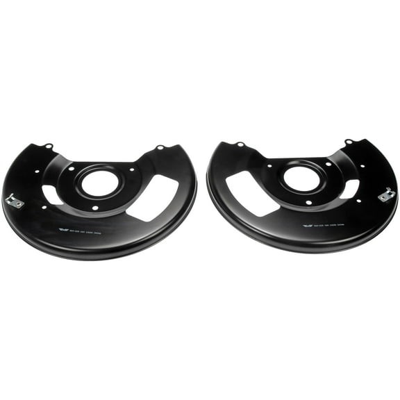 Dorman 924-229 Front Brake Dust Shield for Specific Chevrolet / GMC Models, Black Fits