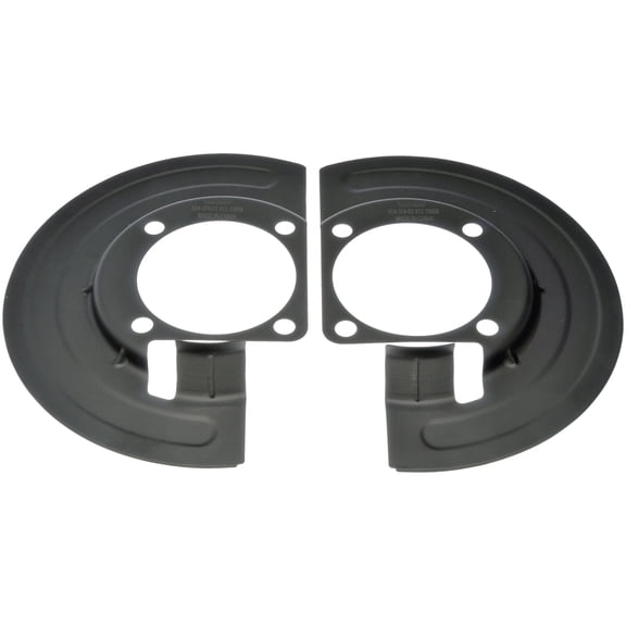 Dorman 924-374 Brake Dust Shields, Black, Steel