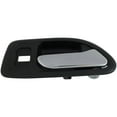 thumbnail image 1 of Dorman 92413 Front Passenger Side Interior Door Handle for Specific Honda Models, Chrome; Dark Gray, 1 of 4