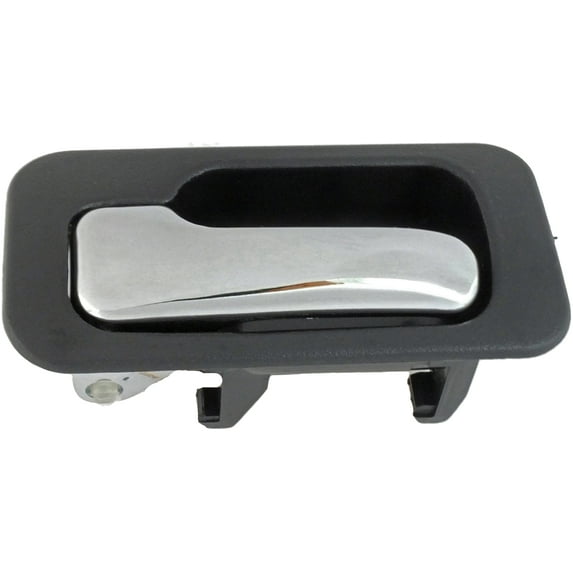 Dorman 92439 Rear Driver Side Interior Door Handle for Specific Honda Models, Black; Chrome