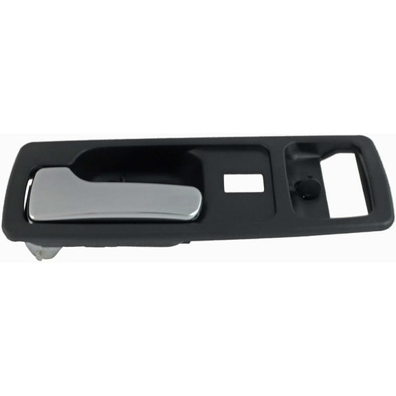 Dorman 92588 Front Driver Side Interior Door Handle for Specific Honda Models, Black; Chrome