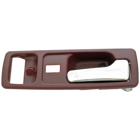 Dorman 92597 Front Passenger Side Interior Door Handle for Specific Honda Models, Red; Chrome