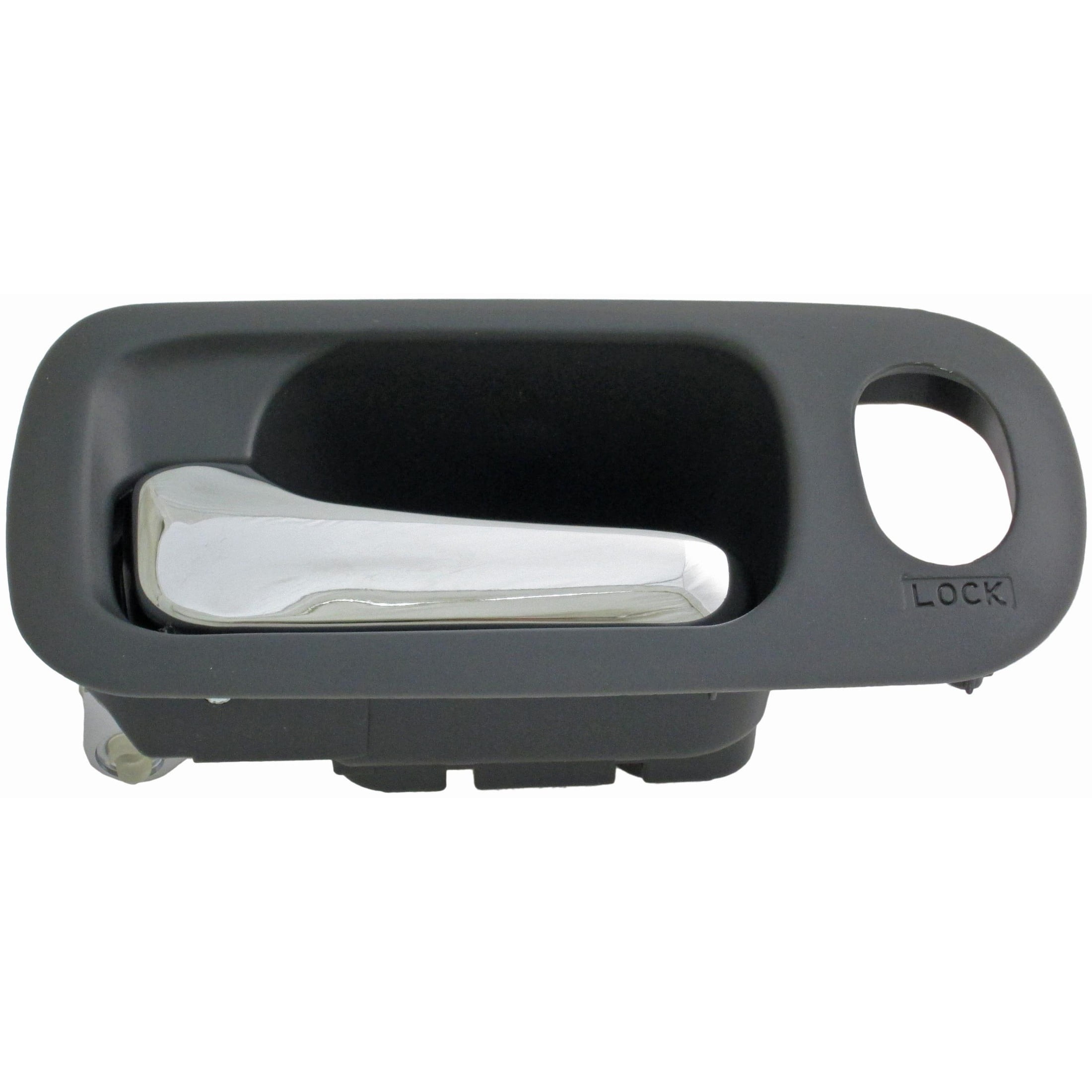 Dorman 92690 Front Driver Side Interior Door Handle for Specific Honda Models, Chrome; Gray