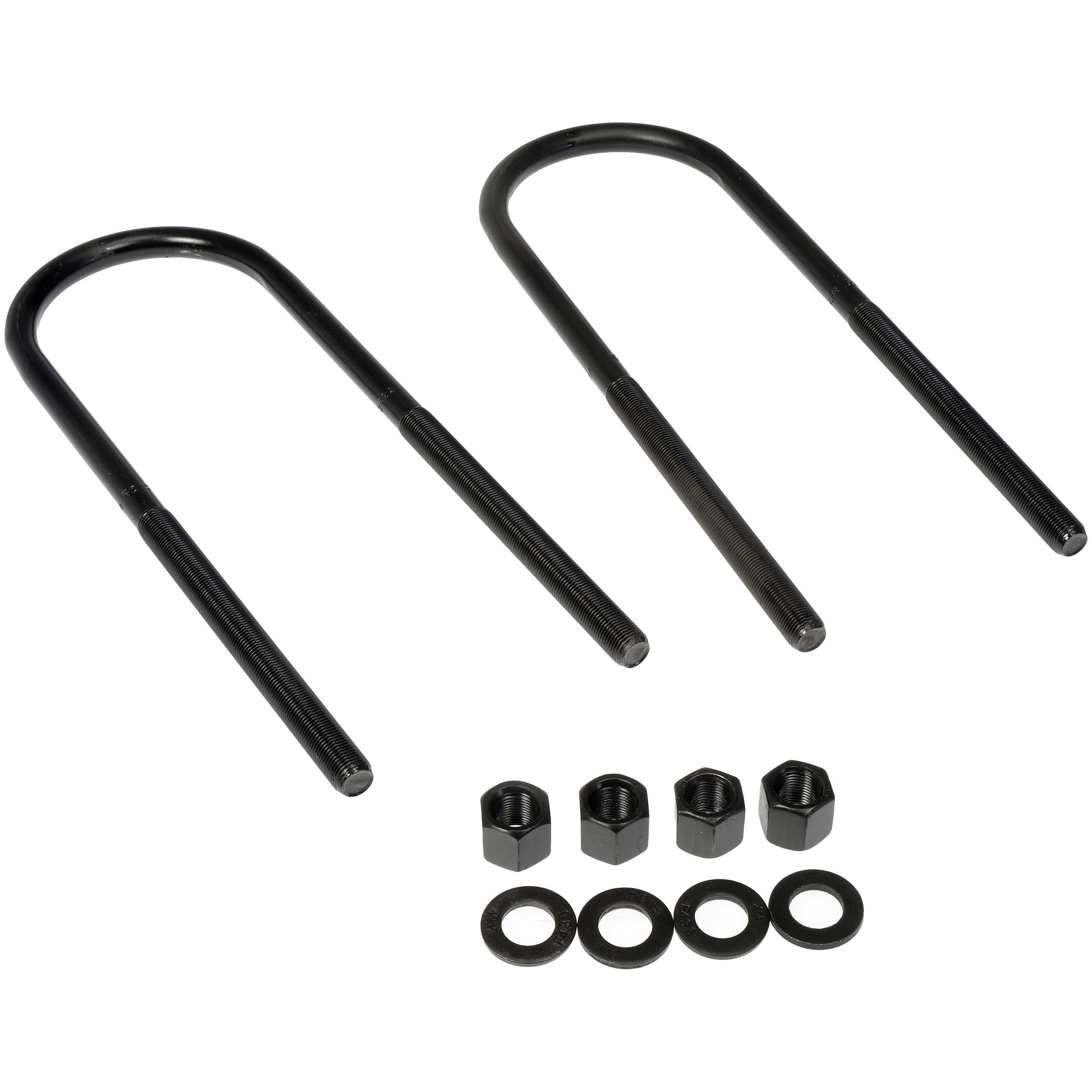 Dorman 929-798 Rear Leaf Spring Axle U-Bolt Kit for Specific Ford Models, Semi-Gloss Black