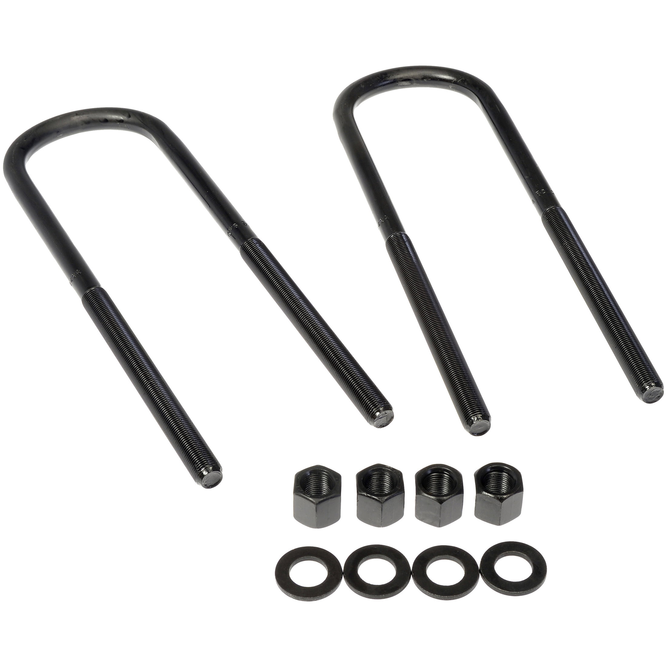 Dorman 929-808 Rear Leaf Spring Axle U-Bolt Kit for Specific Ford Models, Semi-Gloss Black