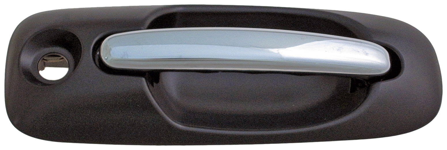 Dorman 93608 Front Passenger Side Exterior Door Handle for Specific Chrysler / Dodge Models, Chrome Lever and Black Housing