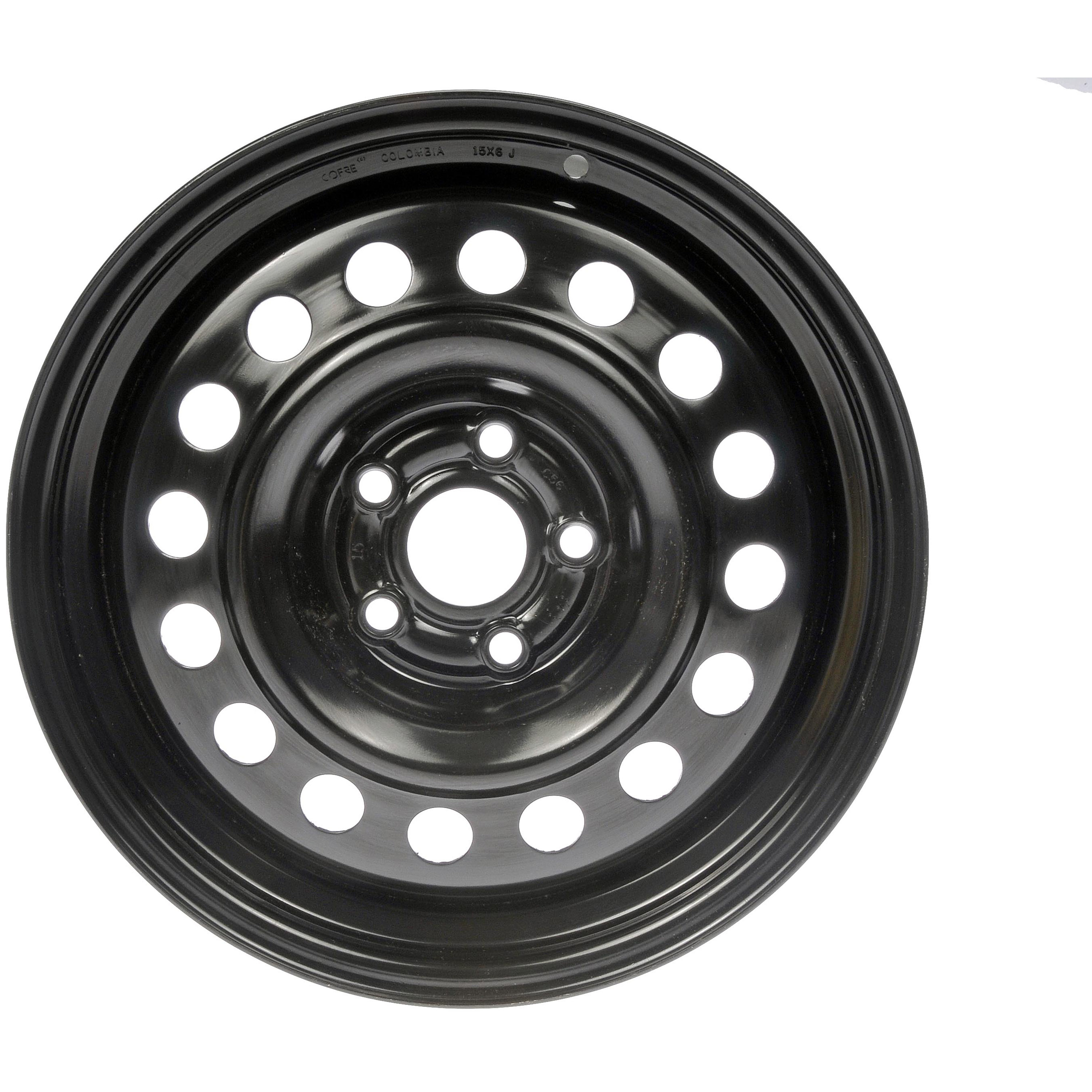 15x6 Inch Black Steel Wheel Rim For Toyota Corolla 2009-2020 – Direct Fit Replacement