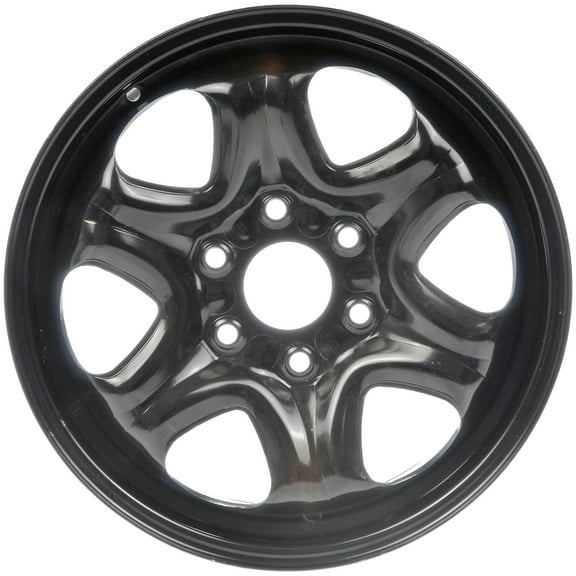 Dorman 939-161 Steel 17" Wheel Rim 17 x 7.5-inch 6-Lug Black, for Specific Chevrolet Models