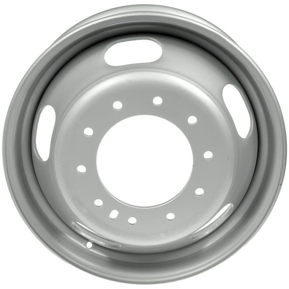 Dorman 939-163 Steel 19.5" Wheel Rim 19.5 x 6-inch 10-Lug Silver, for Specific Dodge / Ram Models