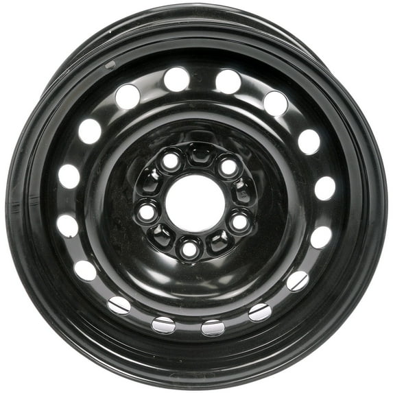 Dorman 939-180 Steel 15" Wheel Rim 15 x 6.5-inch 5-Lug Black, for Specific Chevrolet Models