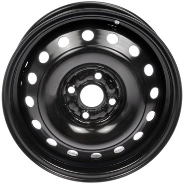 Dorman 939-196 Steel Wheel 15x6 – 5x114.3 Bolt Pattern – Fits 2014-2015 Kia Forte – Black Painted