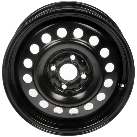 Dorman 939-304 Steel 15" Wheel Rim 15 x 5.5-inch 4-Lug Black, for Specific Honda Models