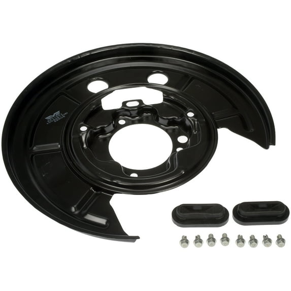Dorman 947-021 Rear Right Brake Dust Shield for Specific Ram Models, Black