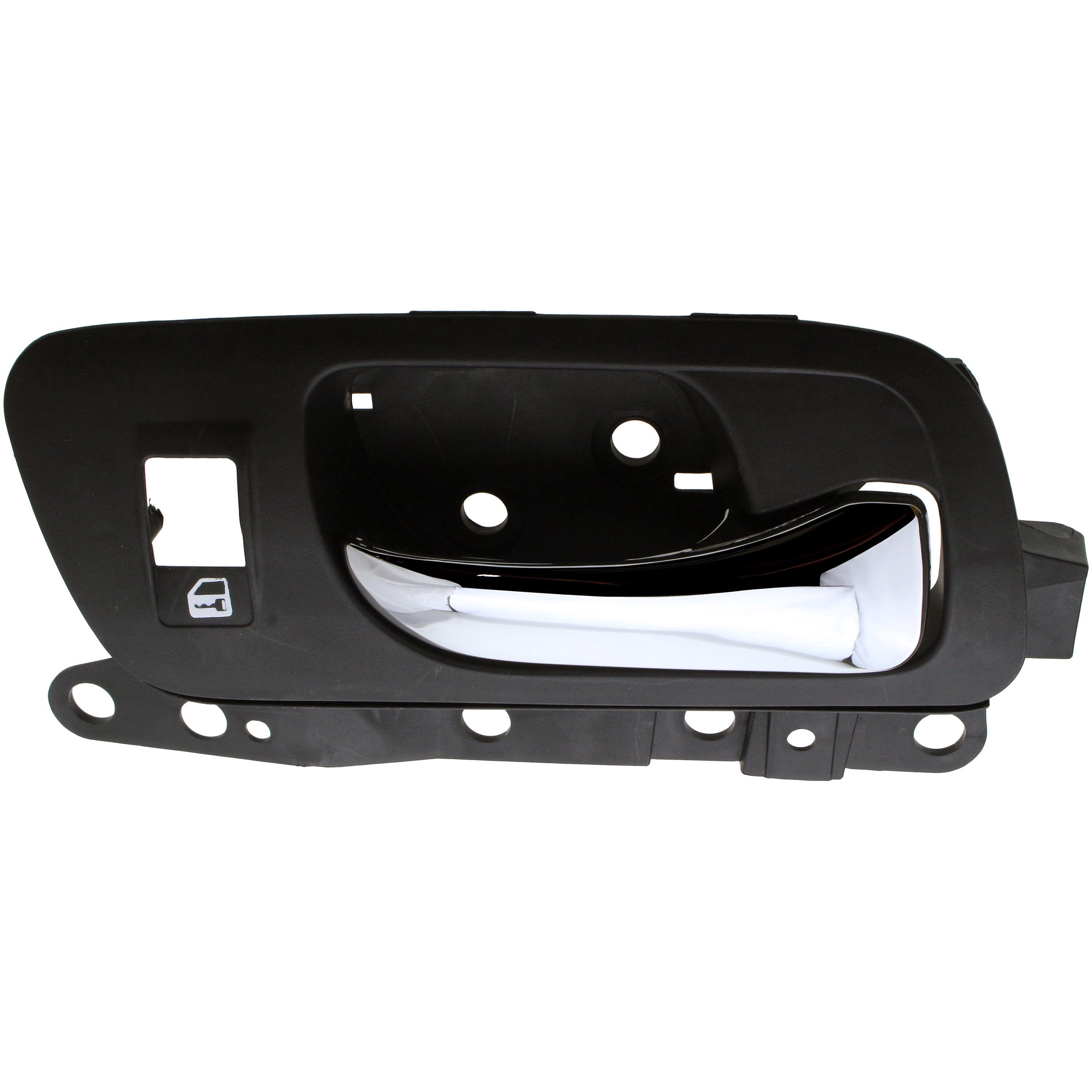 Dorman 96452 Front Passenger Side Interior Door Handle for Specific Acura Models, Black; Chrome