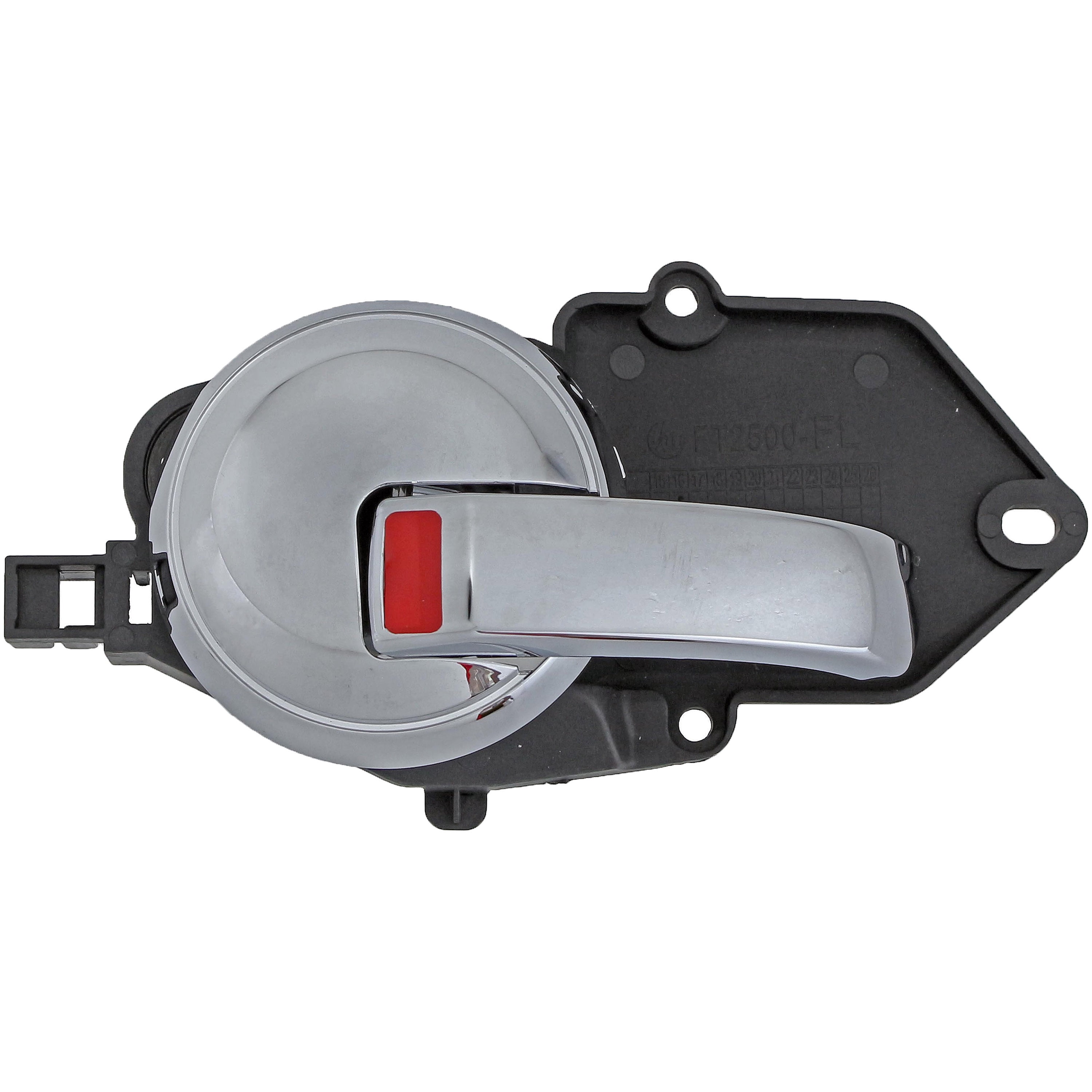 Dorman 96482 Driver Side Interior Door Handle for Specific Fiat Models, Black; Chrome