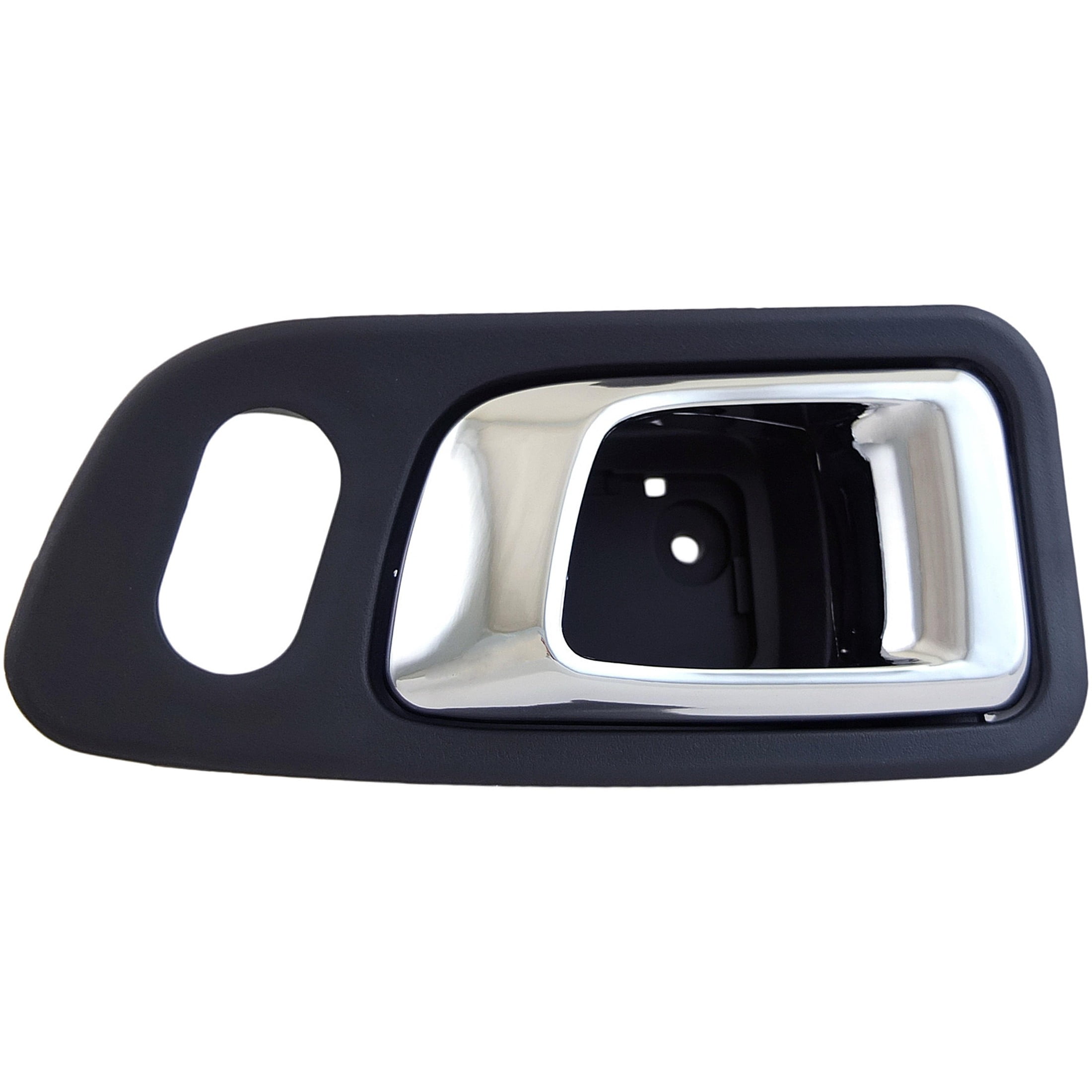 Dorman 96506 Front Passenger Side Interior Door Handle for Specific Honda Models, Gray; Chrome