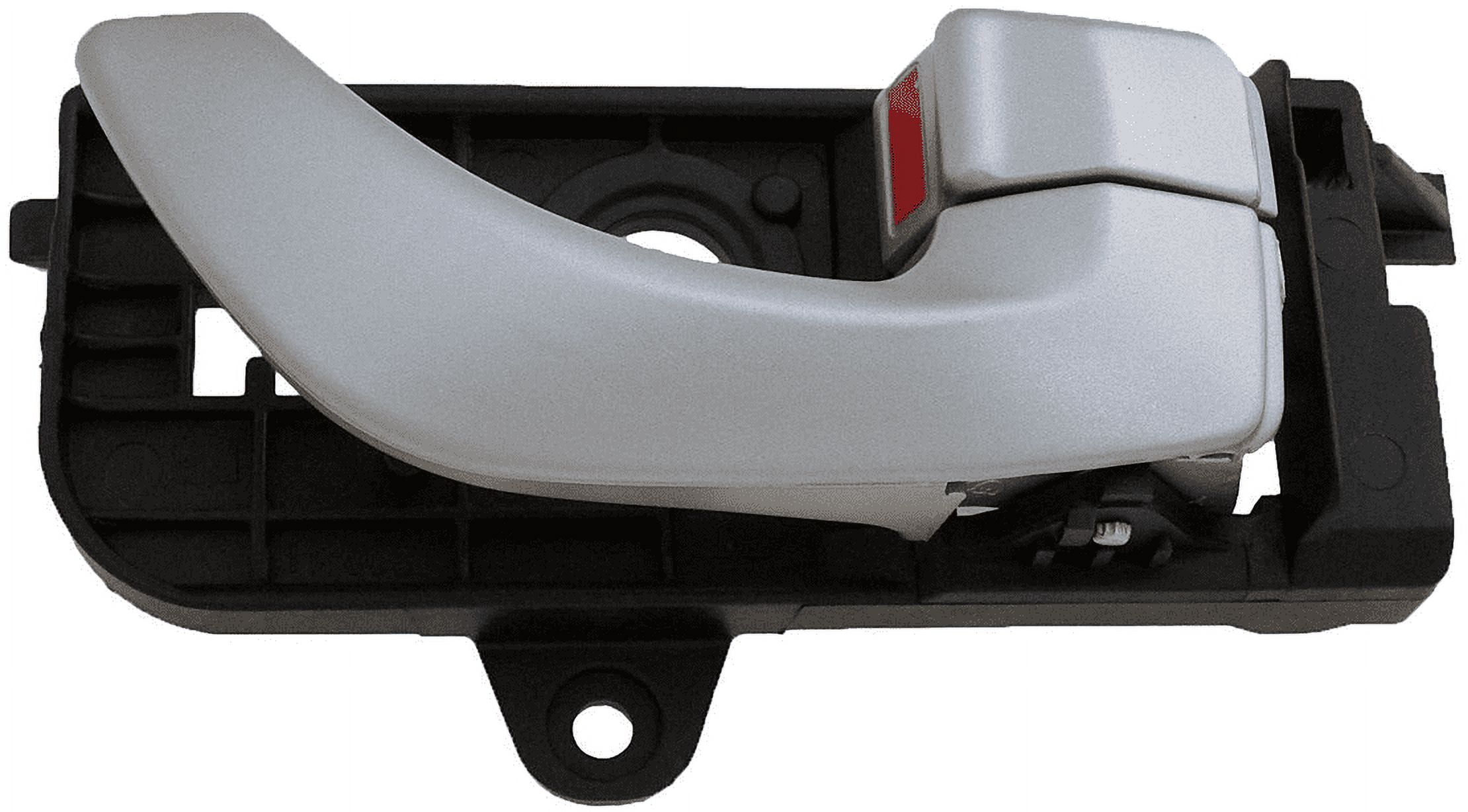 Dorman 96527 Front Passenger Side Interior Door Handle for Specific Hyundai Models, Black; Silver