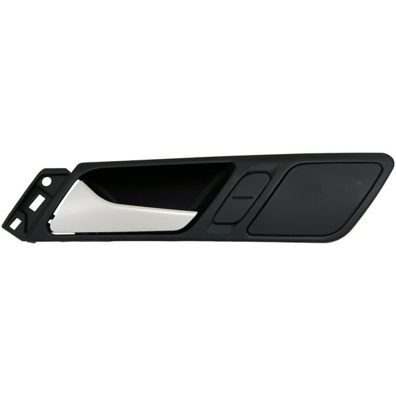 Dorman 96565 Front Driver Side Interior Door Handle for Specific Volkswagen Models, Black; Chrome