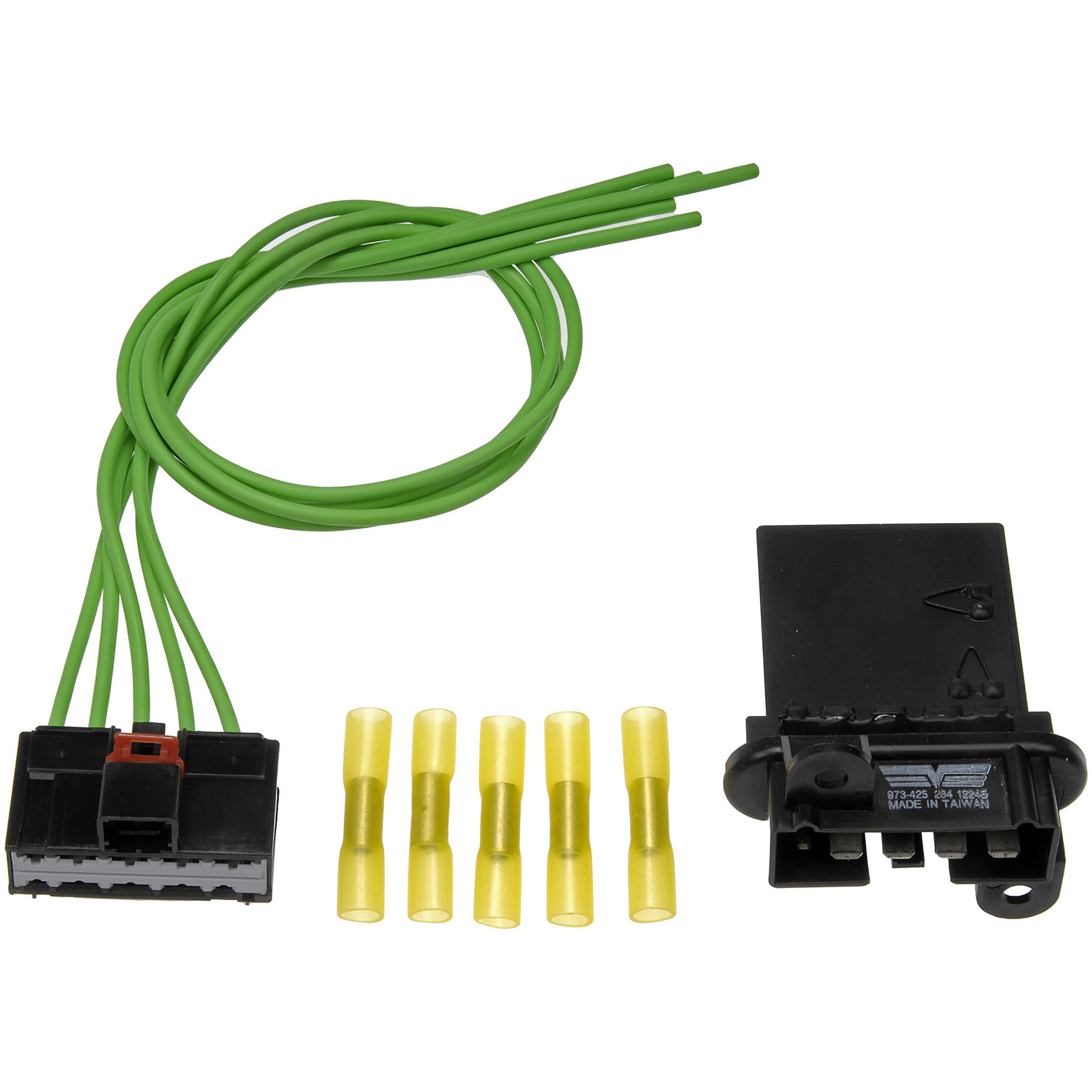 Dorman 973-425 HVAC Blower Motor Resistor Kit for Specific Jeep Models Fits select: 2002-2005 JEEP LIBERTY, 2002-2006 JEEP WRANGLER / TJ