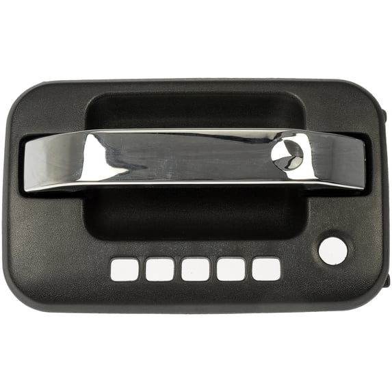 Dorman 97689 Front Driver Side Exterior Door Handle for Specific Ford / Lincoln Models, Black; Chrome