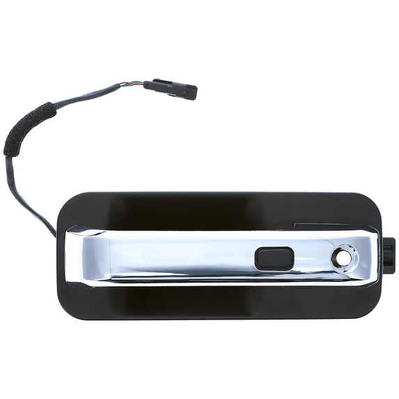 Dorman 97981 Front Driver Side Exterior Door Handle for Specific Ford Models, Black; Chrome