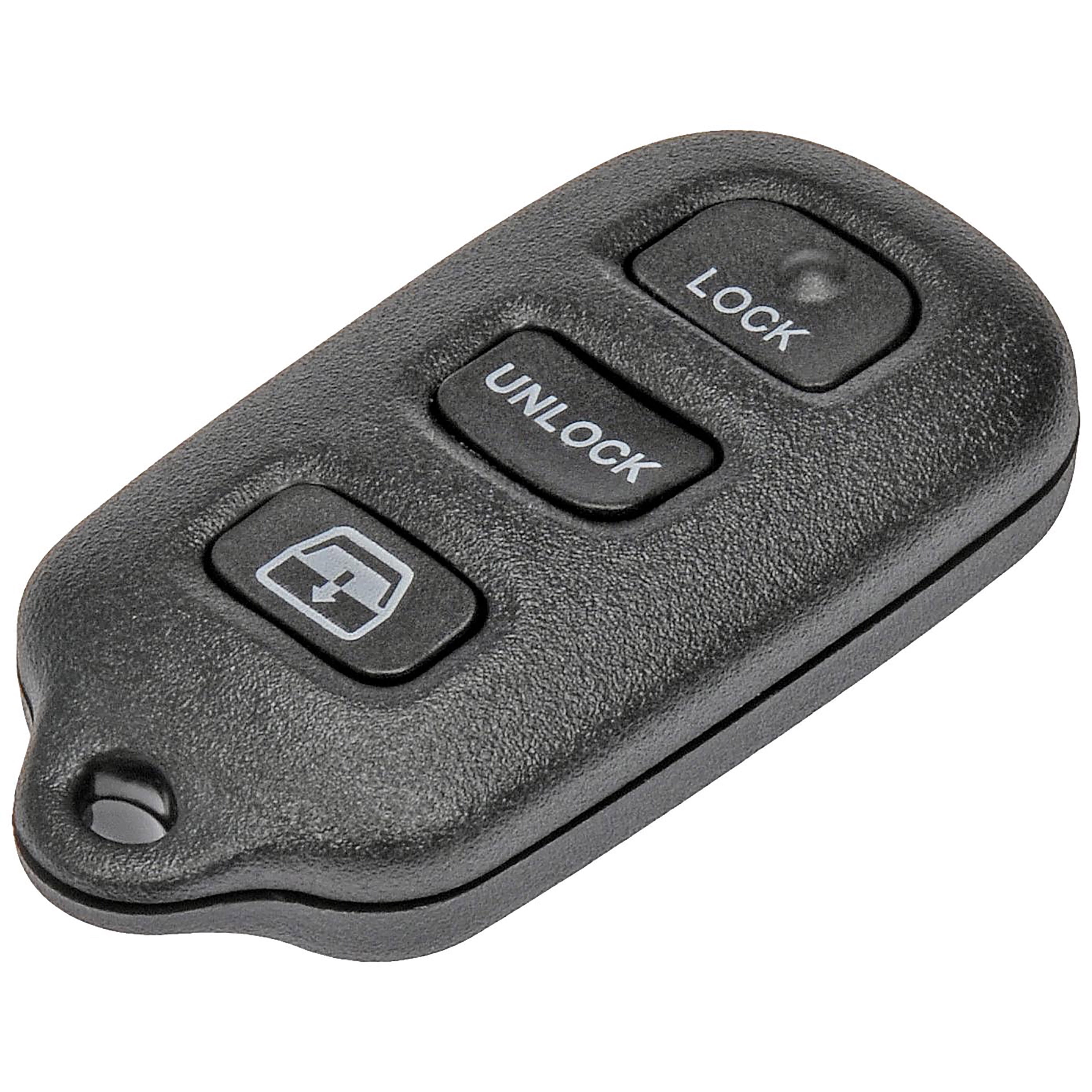 Dorman 99138 Keyless Entry Transmitter for Specific Toyota Models, Black Fits select 20032009