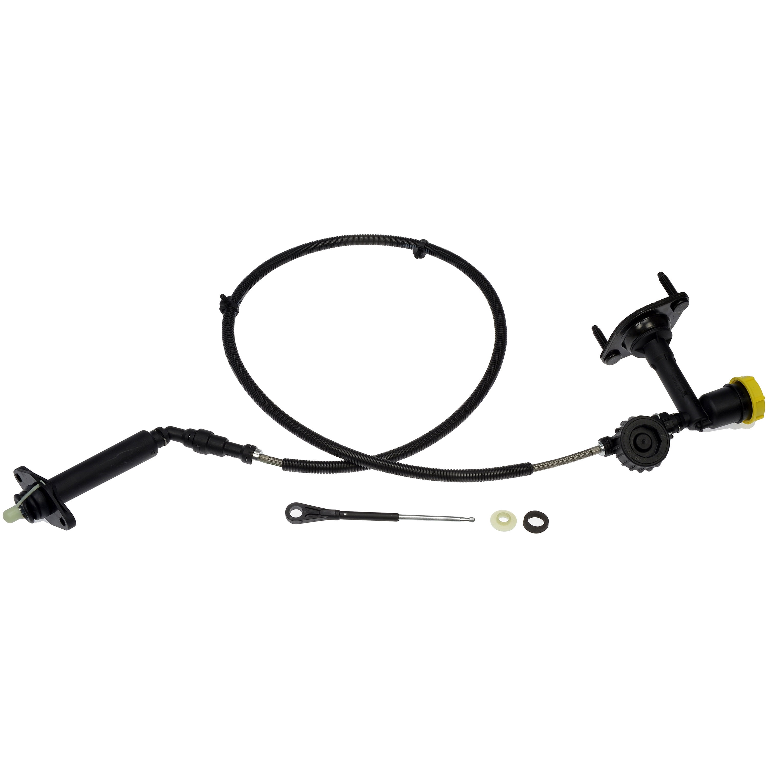 Dorman CC649076 Clutch Master and Slave Cylinder Assembly for Specific Ram Models, Black Fits