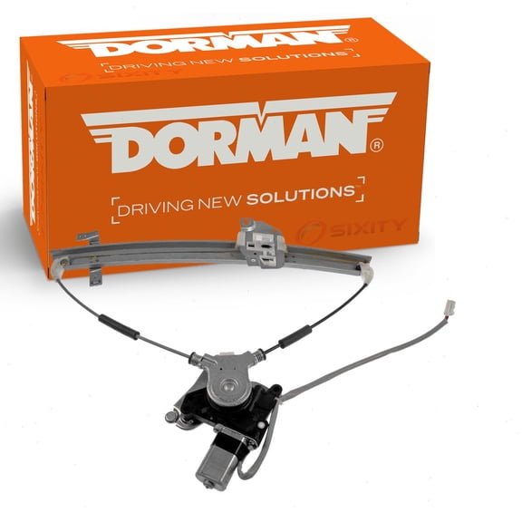 Dorman Front Left Power Window Motor & Regulator Assembly compatible with Mazda Protege 1999-2003
