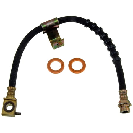 Dorman H105009 Front Passenger Side Brake Hydraulic Hose for Specific Ford / Mercury Models Fits select: 1981-1983 FORD ESCORT, 1981-1983 MERCURY LYNX