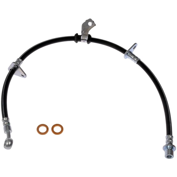 Dorman H380058 Front Driver Side Brake Hydraulic Hose for Specific Honda Models Fits select: 1993 HONDA CIVIC, 1994 HONDA CIVIC EX