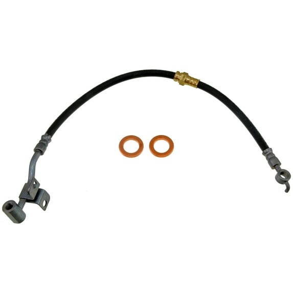Dorman H380201 Front Driver Side Brake Hydraulic Hose for Specific Mazda Models Fits select: 1992-1995 MAZDA 929
