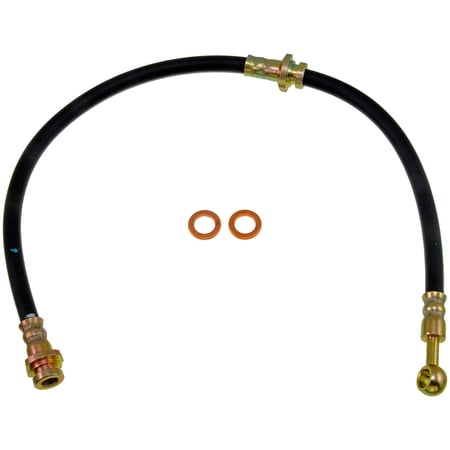 Dorman H380508 Rear Left Brake Hydraulic Hose for Specific Nissan Models Fits select: 1995-1999 NISSAN SENTRA, 1995-1998 NISSAN 200SX